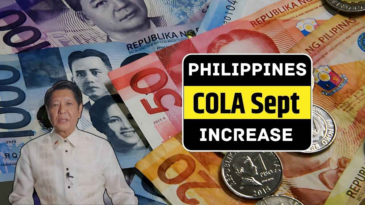 Philippines COLA Increase September 2025 – New Cost of Living Allowance Hike Update